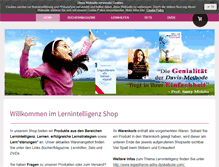 Tablet Screenshot of lernintelligenz.com
